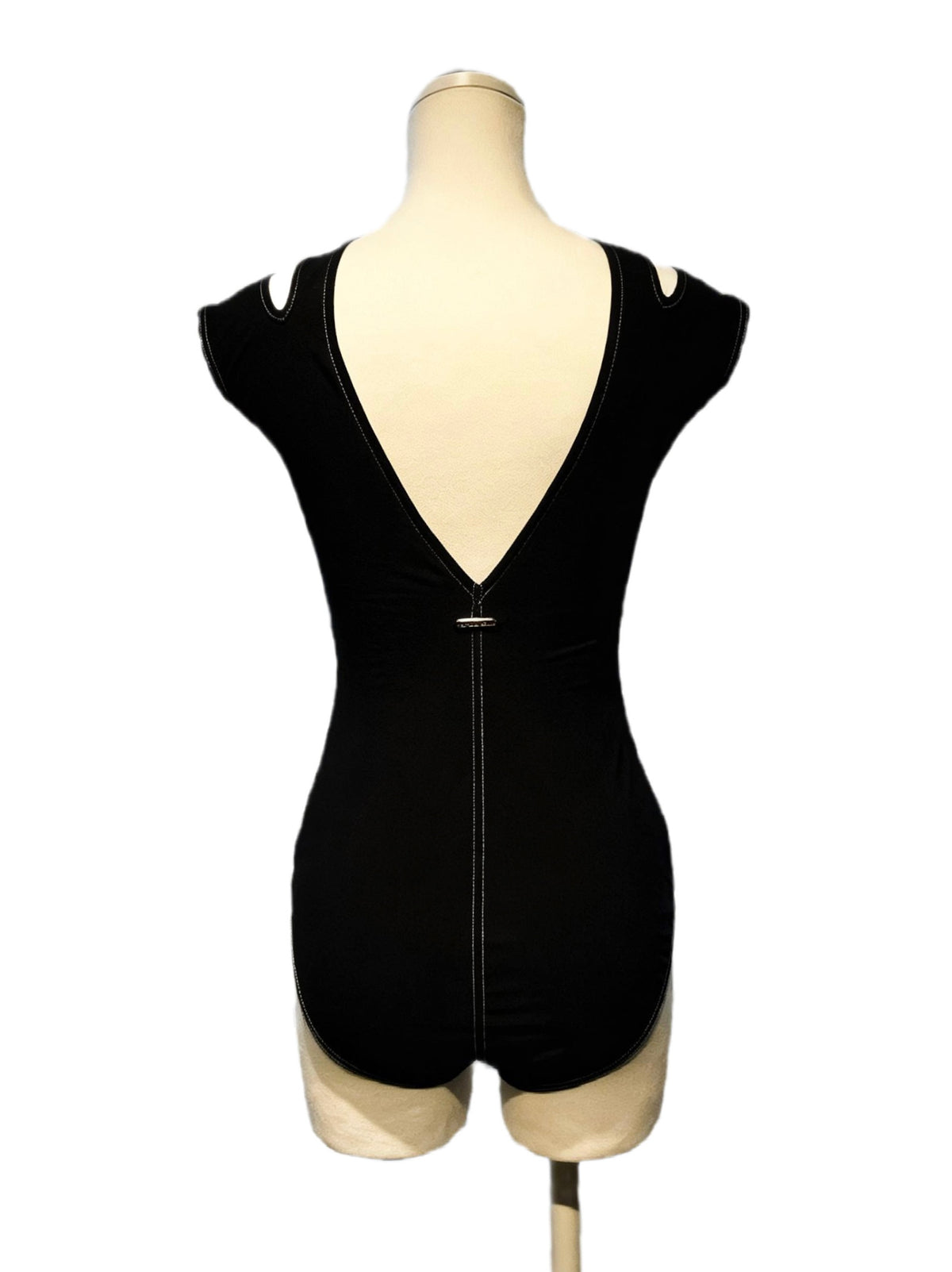 Shoulder Slit Leotard　25MG-LD4 Black